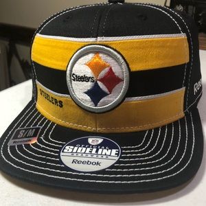 Pittsburgh Steelers NFL Reebok Player Sideline On Field Hat Cap Men’s S/M
